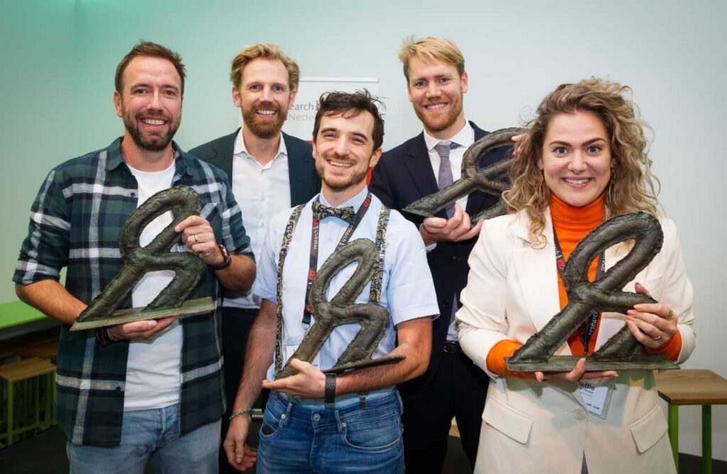 De leraren van het Jaar 2022 met minister Dennis Wiersma